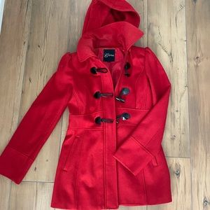 Stunning Guess Red Coat Like New ♥️